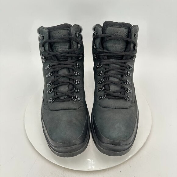 Timberland Field Men Size 11 A1YWV Black Nubuck Trekker Waterproof Hiking Boot - Picture 3 of 11